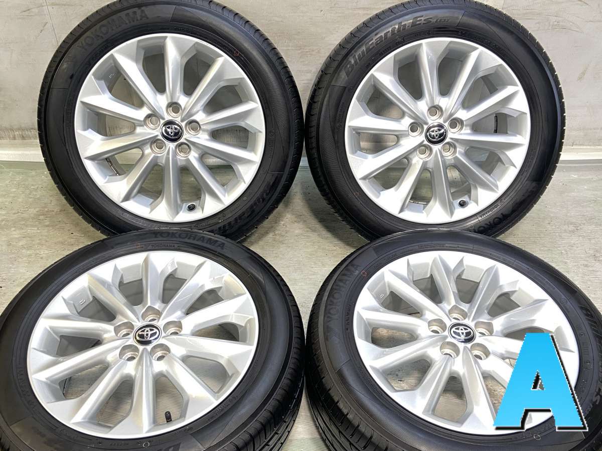 205/55R16 ヨコハマ ブルーアースES32 トヨタ純正 16x7.0 50 100-5穴 中古タイヤ サマータイヤ ホイールセット 4本セット