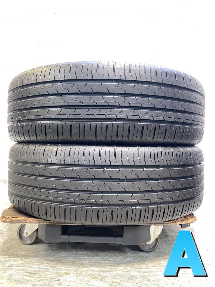 215/55R18 コンチネンタル エココンタクト6 中古タイヤ サマータイヤ 2本セット