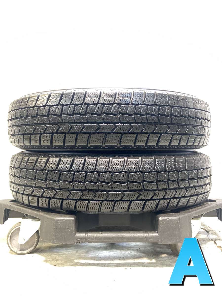 145/80R13 ダンロップ ウィンターマックス WM02 中古タイヤ スタッドレスタイヤ 2本セット