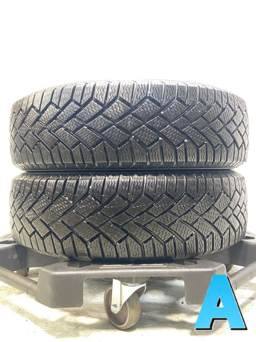 155/65R14 コンチネンタル Viking CONTACT 7 中古タイヤ スタッドレスタイヤ 2本セット