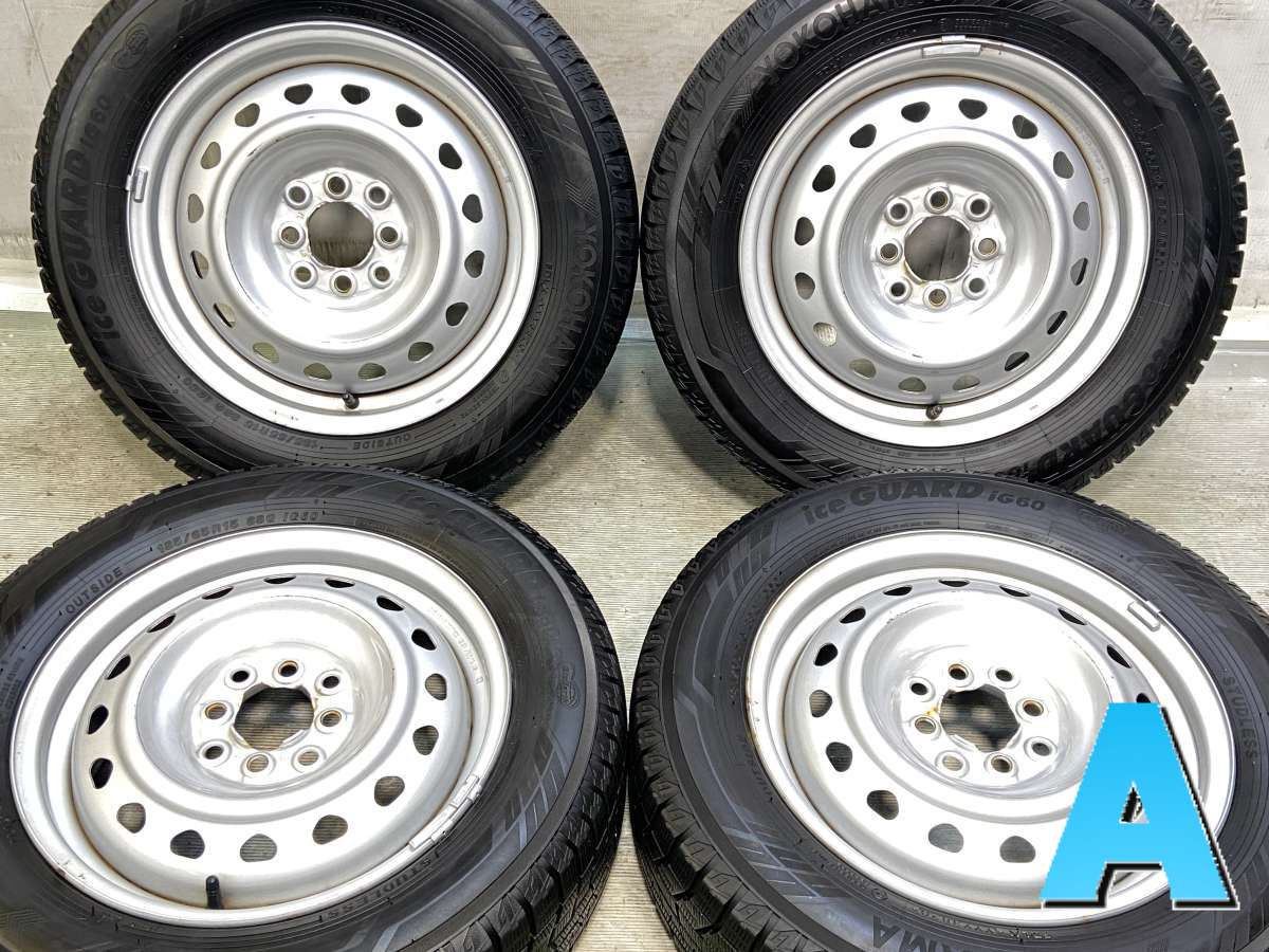 185/65R15 ヨコハマ アイスガード iG60 　 キャロウィン　S7 15x5.5 50 100/114.3-4穴 中古タイヤ スタッドレスタイヤ ホイールセット 4本セット