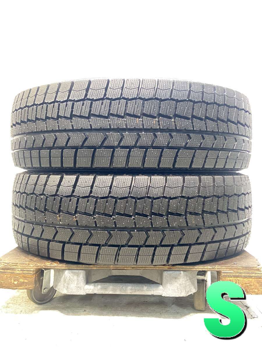 215/60R17 ダンロップ ウィンターマックス WM02 中古タイヤ スタッドレスタイヤ 2本セット