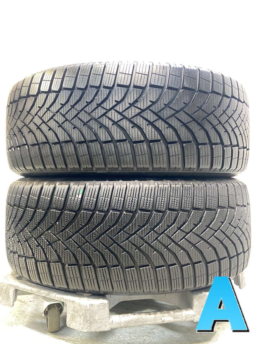 Rakuten - 215/50R17 ダンロップ シンクロウェザー 中古タイヤ スタッドレスタイヤ 2本セット