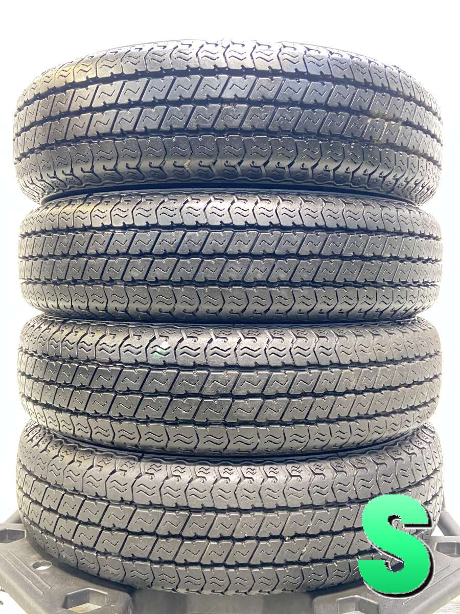 145/80R12 80/78N LT ヨコハマ スーパーバン 356 中古タイヤ サマータイヤ 4本セット