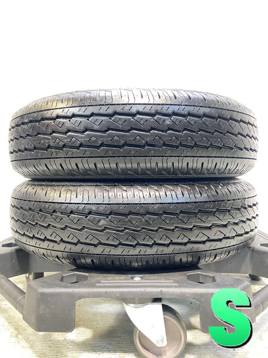 145/80R12 80/78LT ブリヂストン K370 中古タイヤ サマータイヤ 2本セット