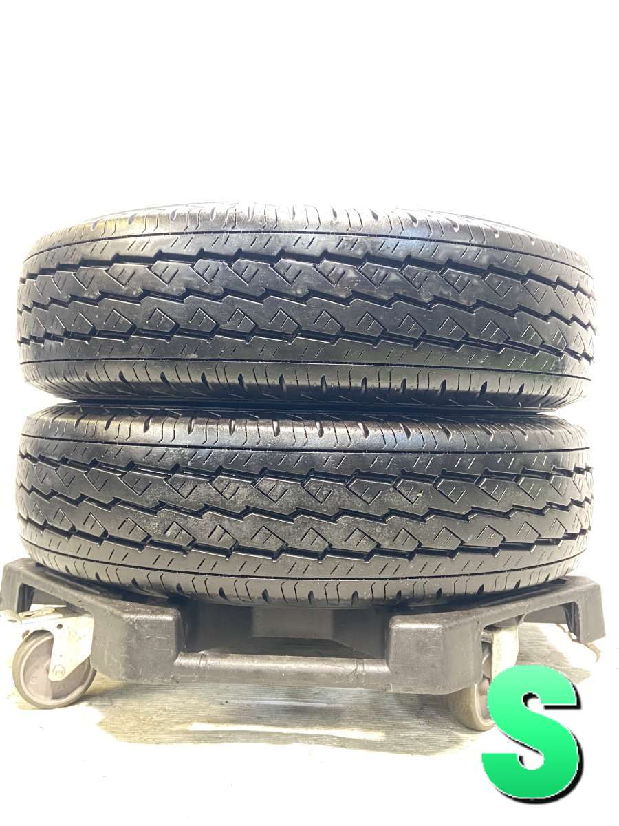 Rakuten - 185/80R14 102/100LT ブリヂストン V600 中古タイヤ サマータイヤ 2本セット