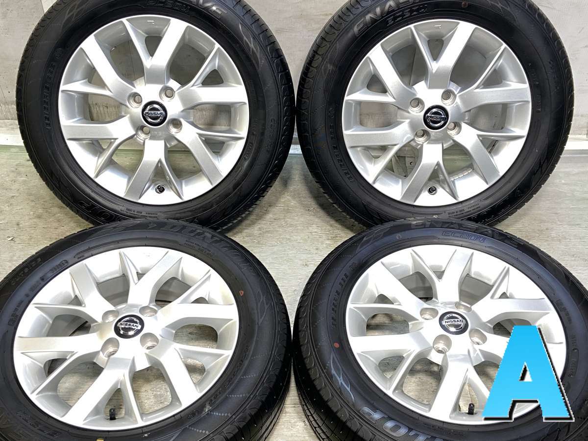185/65R15 ダンロップ エナセーブ EC204 日産純正 15x5.5 40 100-4穴 中古タイヤ サマータイヤ ホイールセット 4本セット