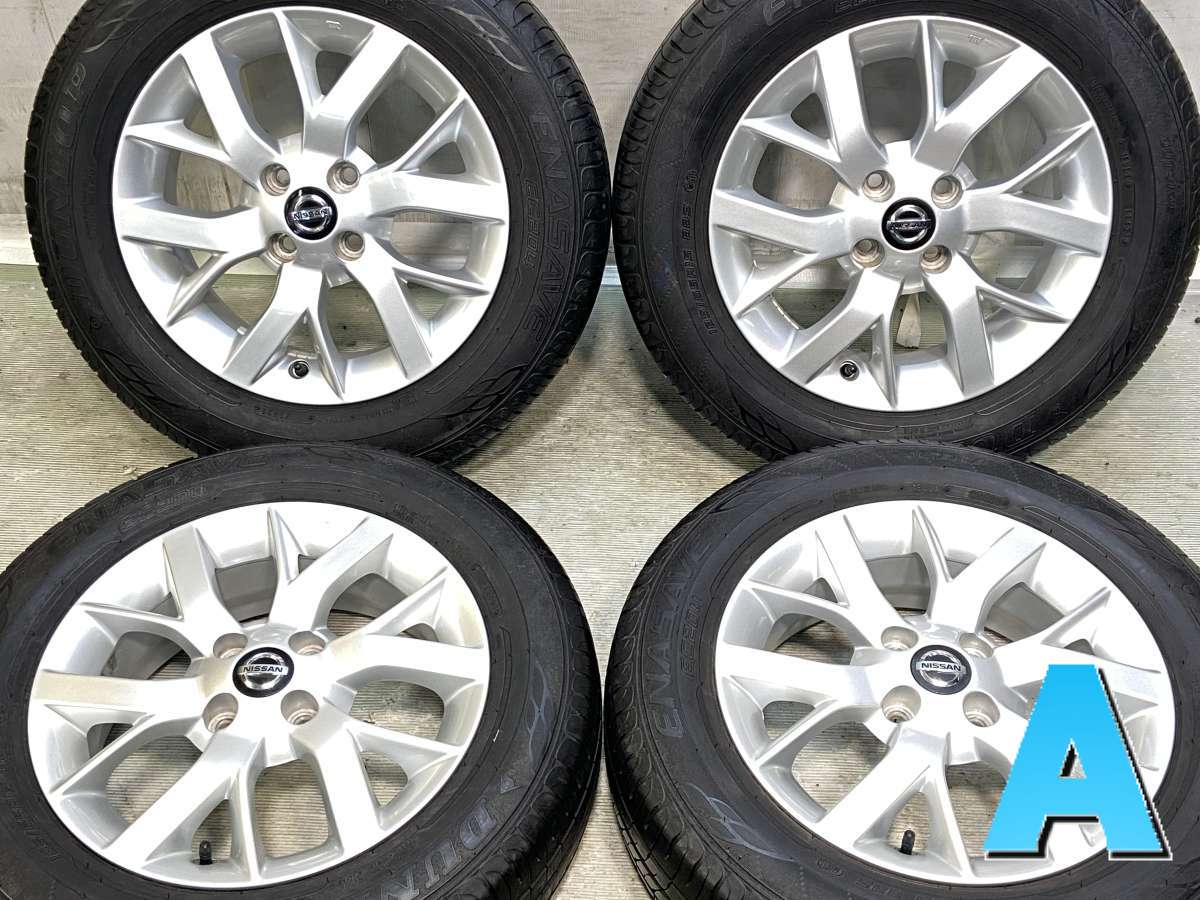 185/65R15 ダンロップ エナセーブ EC204 日産純正 15x5.5 40 100-4穴 中古タイヤ サマータイヤ ホイールセット 4本セット