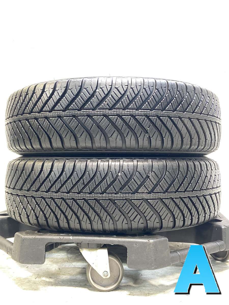 155/65R14 グッドイヤー VECTOR 4Seasons Hybrid 中古タイヤ スタッドレスタイヤ 2本セット
