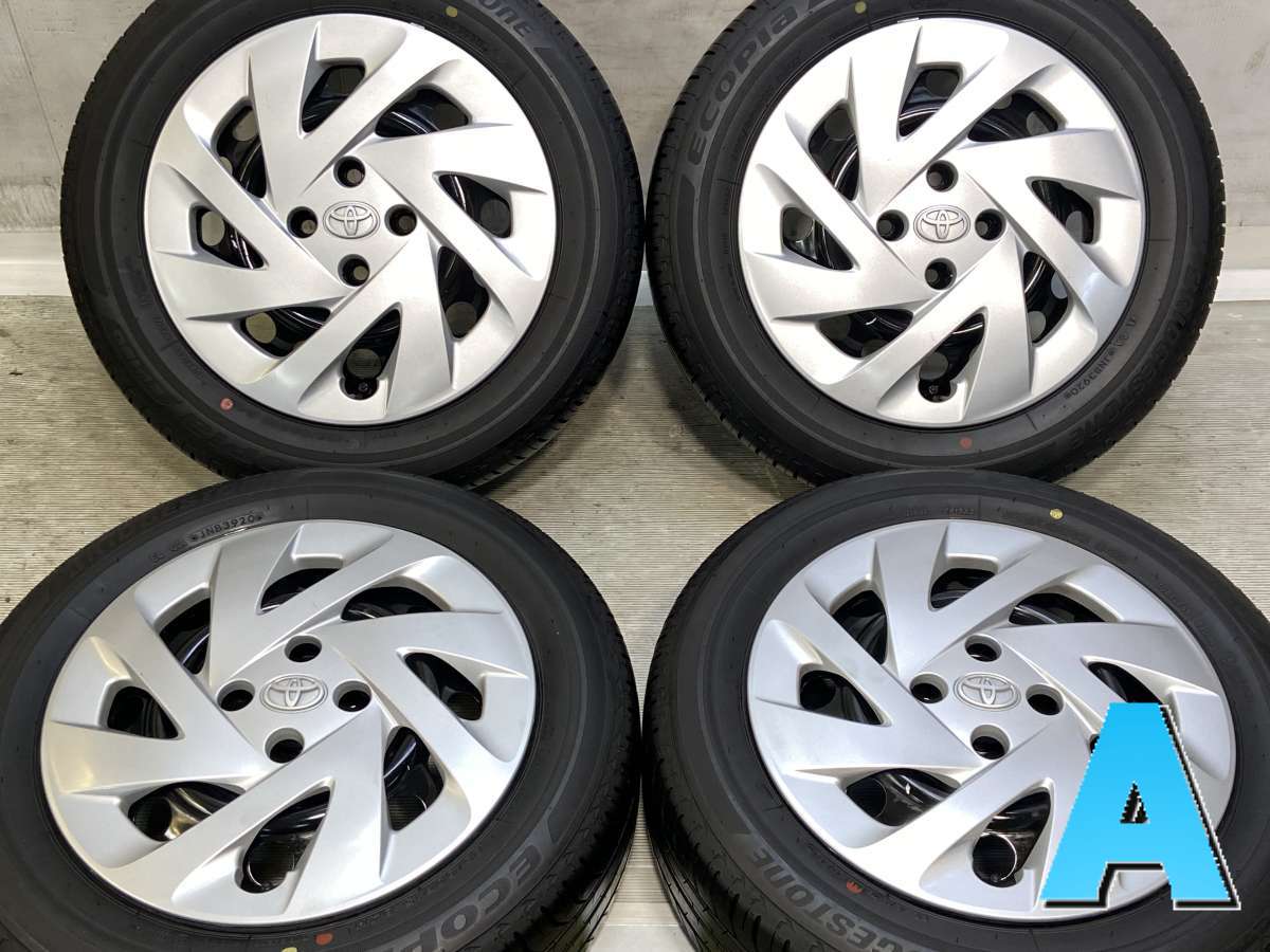 185/60R15 ブリヂストン エコピア EP150 トヨタ純正 G4 15x5.5 45 100-4穴 中古タイヤ サマータイヤ ホイールセット 4本セット