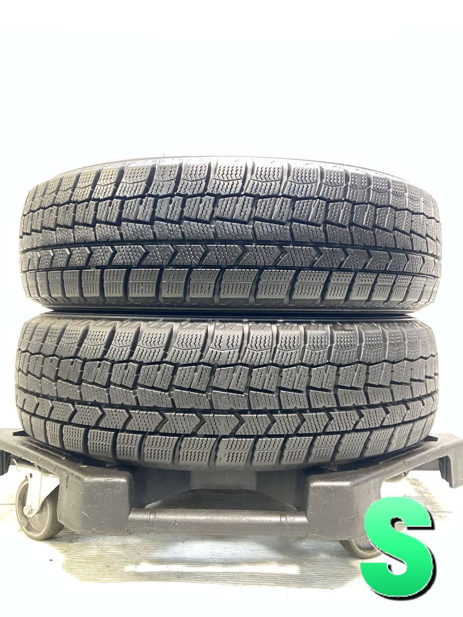 165/65R14 ダンロップ ウィンターマックス WM02 中古タイヤ スタッドレスタイヤ 2本セット
