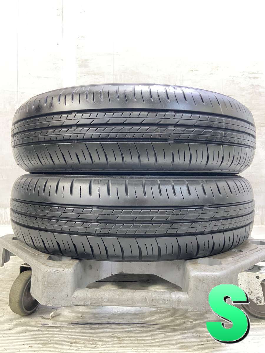155/65R14 ダンロップ エナセーブ EC300+ 中古タイヤ サマータイヤ 2本セット