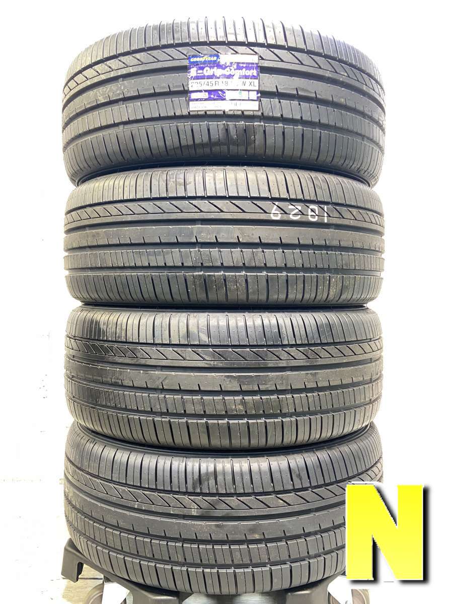 225/45R18 グッドイヤー エフィシエント グリップ COMFORT 中古タイヤ サマータイヤ 4本セット