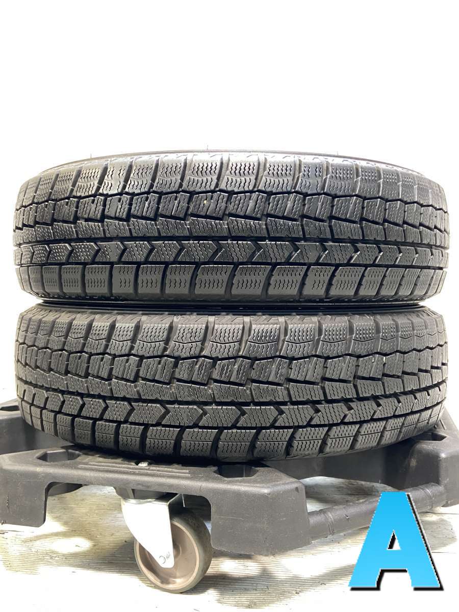 155/65R14 ダンロップ ウィンターマックス WM02 中古タイヤ スタッドレスタイヤ 2本セット