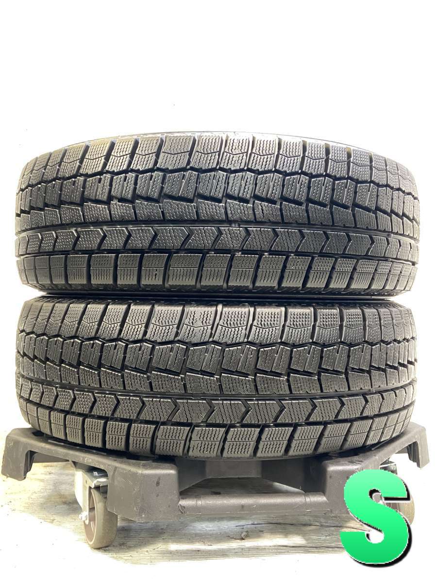 195/65R15 ダンロップ ウィンターマックス WM02 中古タイヤ スタッドレスタイヤ 2本セット