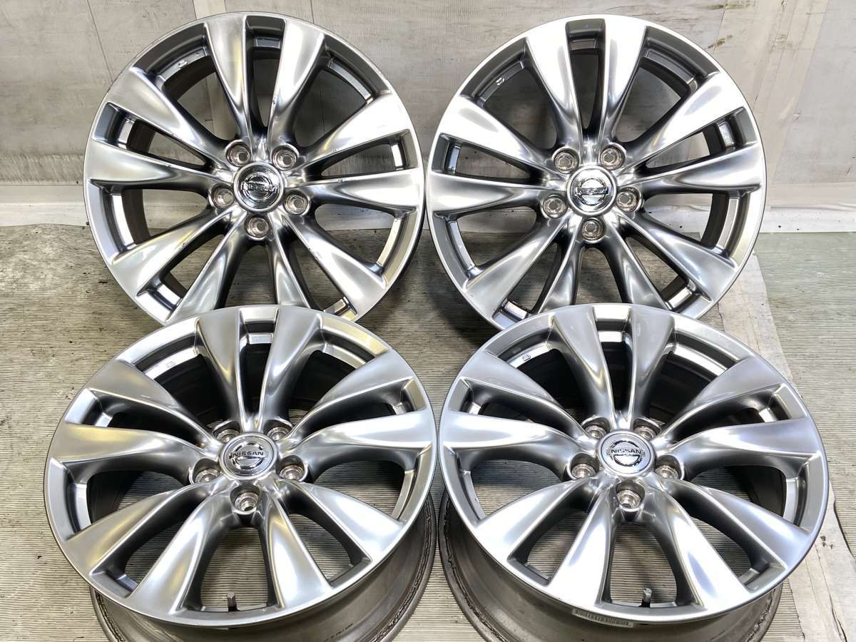 Rakuten - 18x8.0 43 114.3-5穴日産純正 フーガ 中古ホイール 4本セット