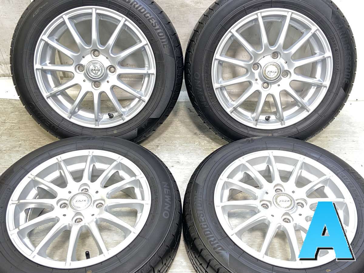 165/65R14 ブリヂストン NEWNO 　 JOKER 14x5.5 50 100-4穴 中古タイヤ サマータイヤ ホイールセット 4本セット