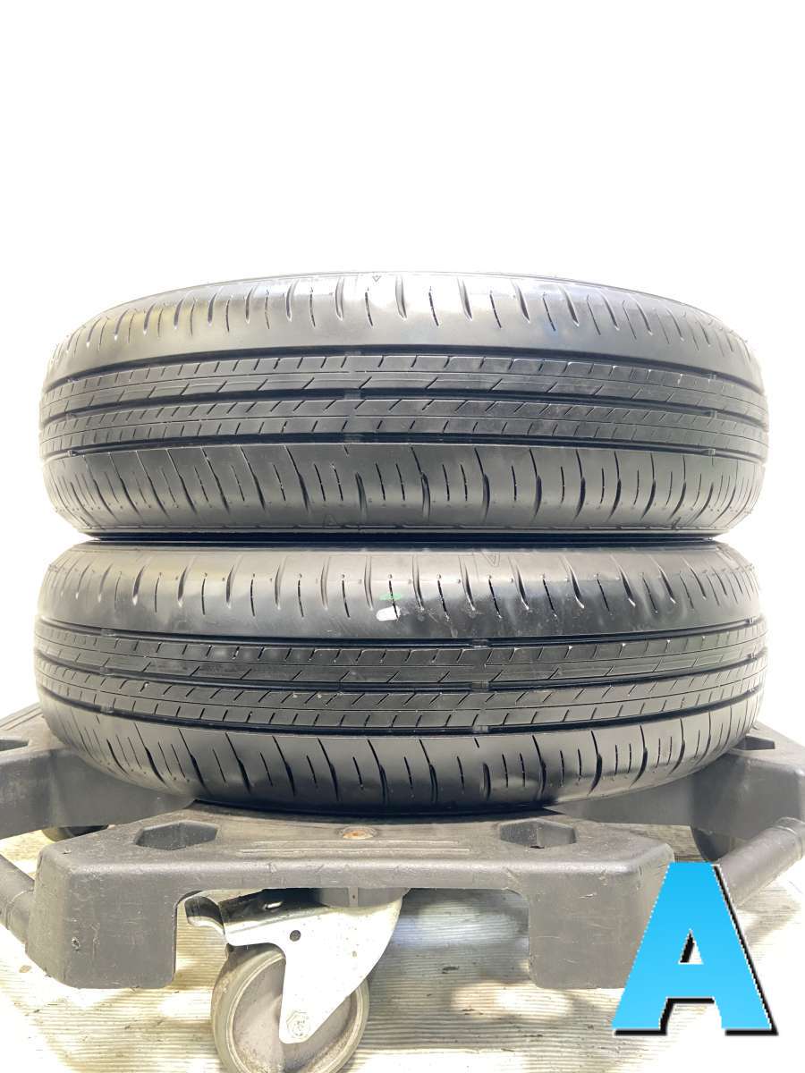 155/65R14 ダンロップ エナセーブ EC300+ 中古タイヤ サマータイヤ 2本セット
