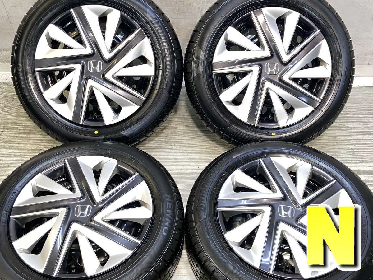 Rakuten - 185/60R15 ブリヂストン NEWNO ホンダ純正 T5B 15x6.0 100-4穴 中古タイヤ サマータイヤ ホイールセット 4本セット
