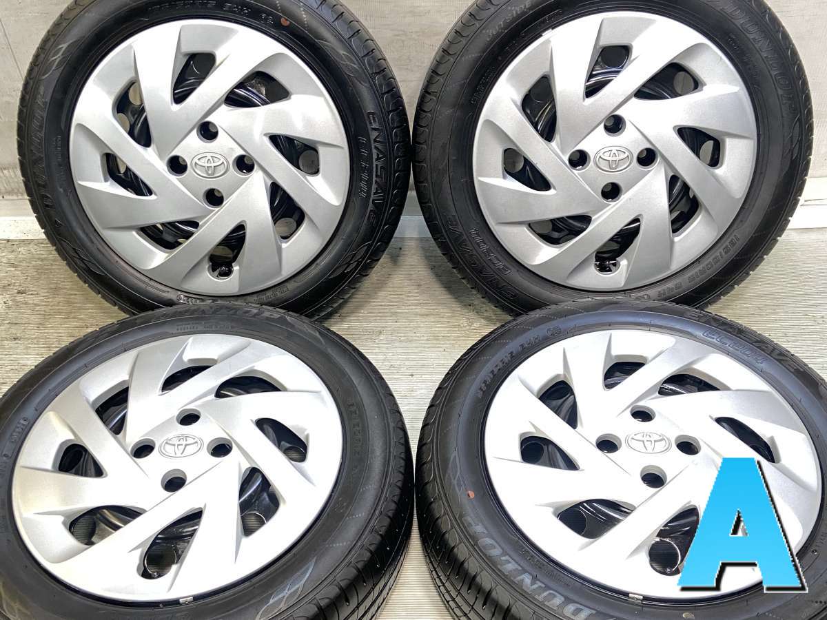 185/60R15 ダンロップ エナセーブ EC204 トヨタ純正 G4 15x5.5 40 100-4穴 中古タイヤ サマータイヤ ホイールセット 4本セット