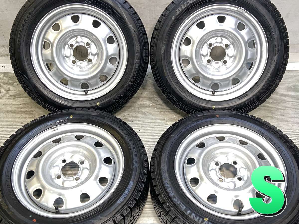 175/65R15 ダンロップ ウィンターマックス WM02 　 TOPY M60 15x5.5 100-4穴 中古タイヤ スタッドレスタイヤ ホイールセット 4本セット