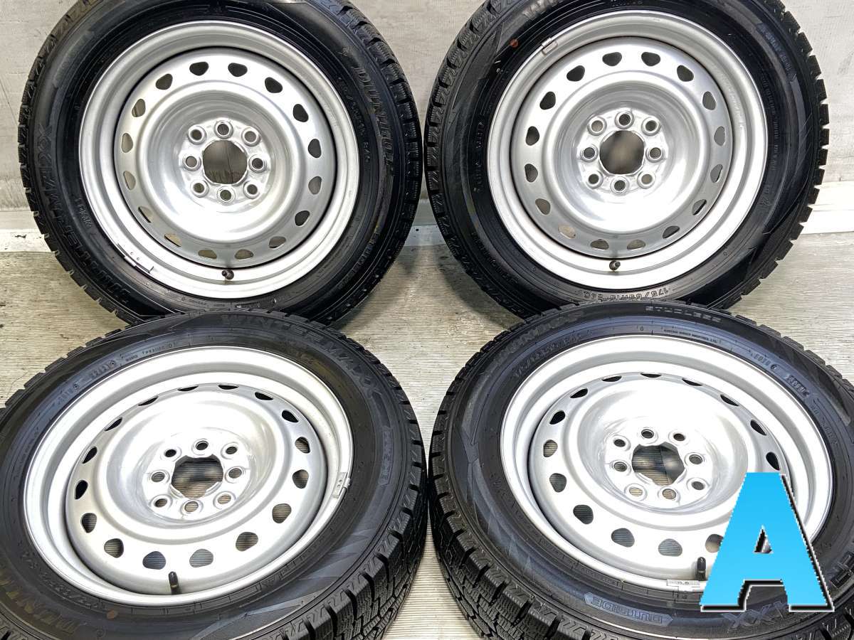 175/65R15 ダンロップ ウィンターマックス WM02 　 R6 15x5.5 100/114.3-4穴 中古タイヤ スタッドレスタイヤ ホイールセット 4本セット