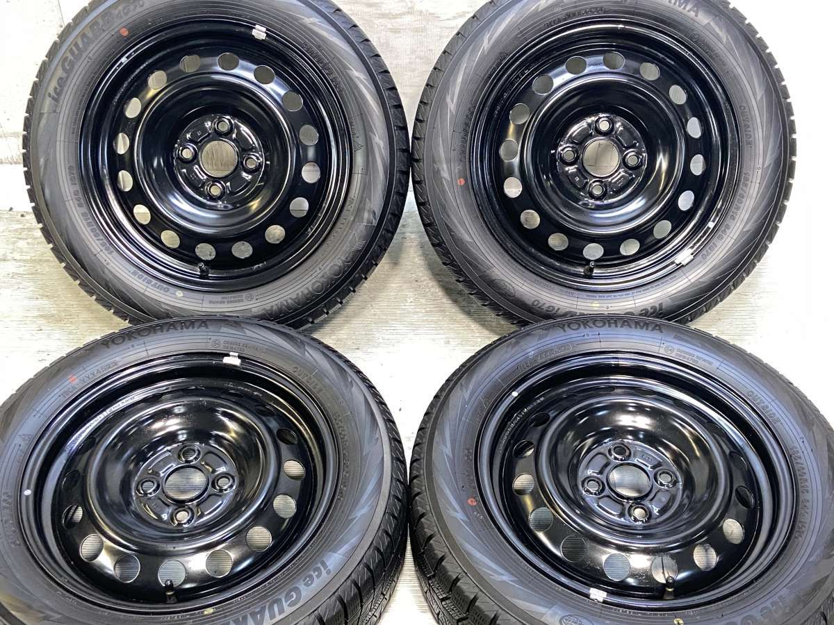 Rakuten - 185/60R15 ヨコハマ アイスガード iG70 トヨタ純正 L22 15x6.0 100-4穴 中古タイヤ スタッドレスタイヤ ホイールセット 4本セット