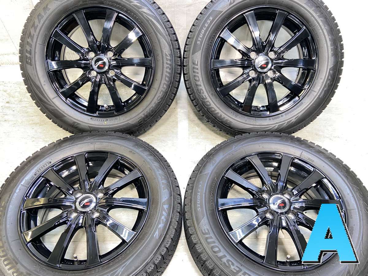 Rakuten - 185/65R15 ブリヂストン ブリザック VRX2 　 Fang 15x5.5 42 100-4穴 中古タイヤ スタッドレスタイヤ ホイールセット 4本セット