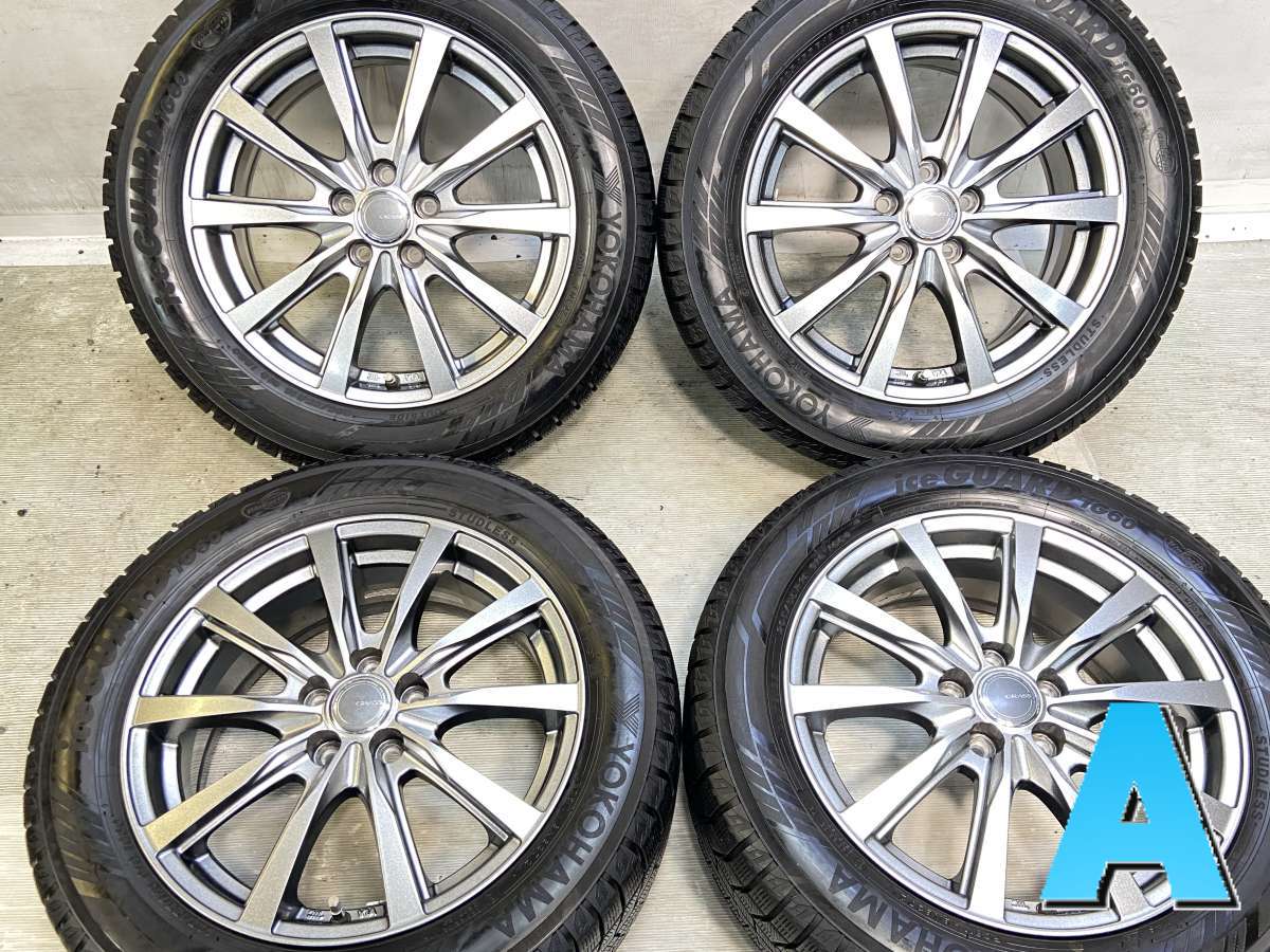 205/55R16 ヨコハマ アイスガード iG60 　 GRASS 16x6.5 48 100-5穴 中古タイヤ スタッドレスタイヤ ホイールセット 4本セット