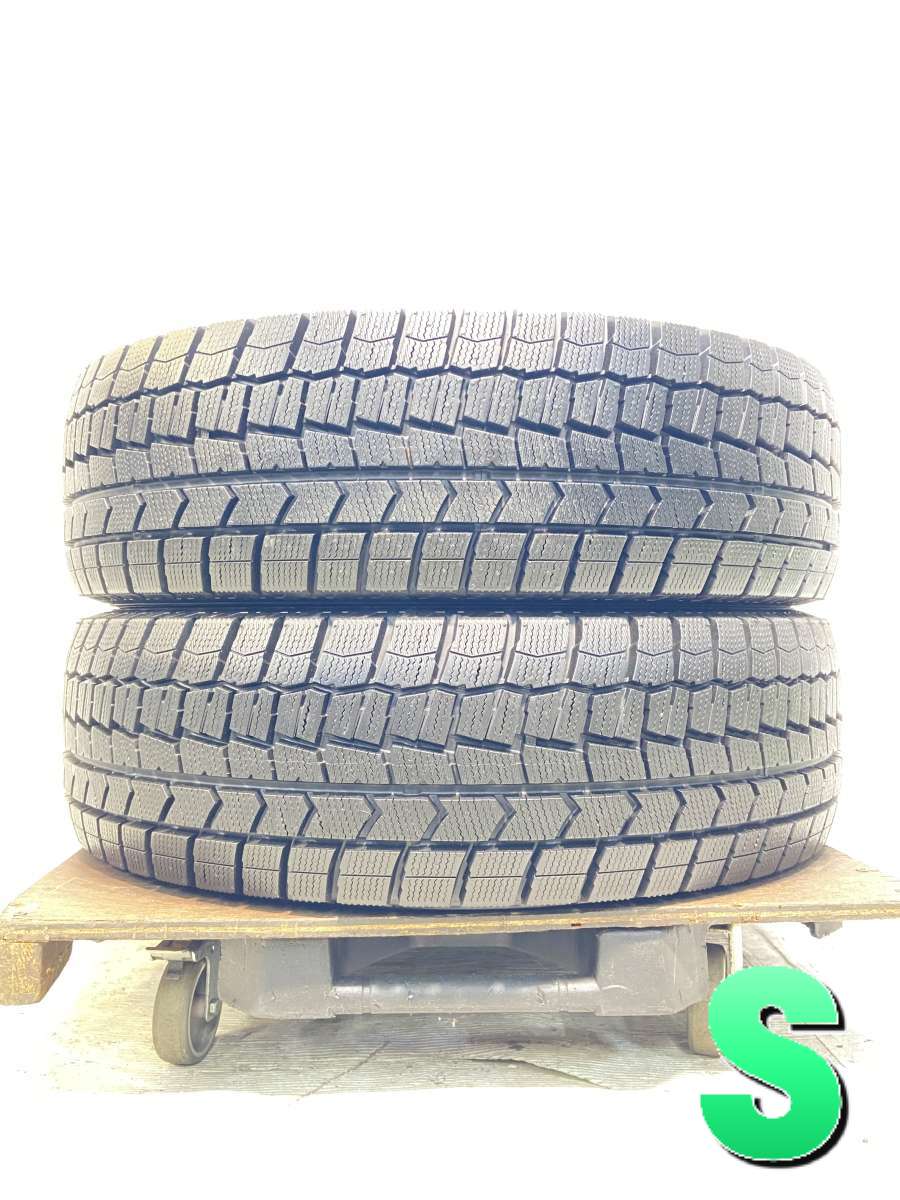 Rakuten - 205/65R16 ダンロップ ウィンターマックス WM02 中古タイヤ スタッドレスタイヤ 2本セット