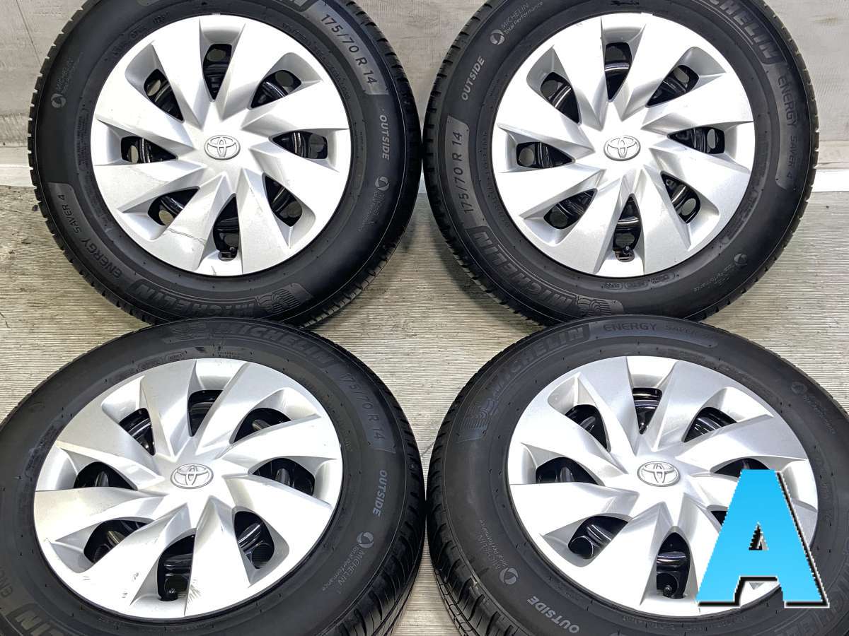 Rakuten - 175/70R14 ミシュラン エナジーセイバー4 トヨタ純正 D3 14x5.5 100-4穴 中古タイヤ サマータイヤ ホイールセット 4本セット