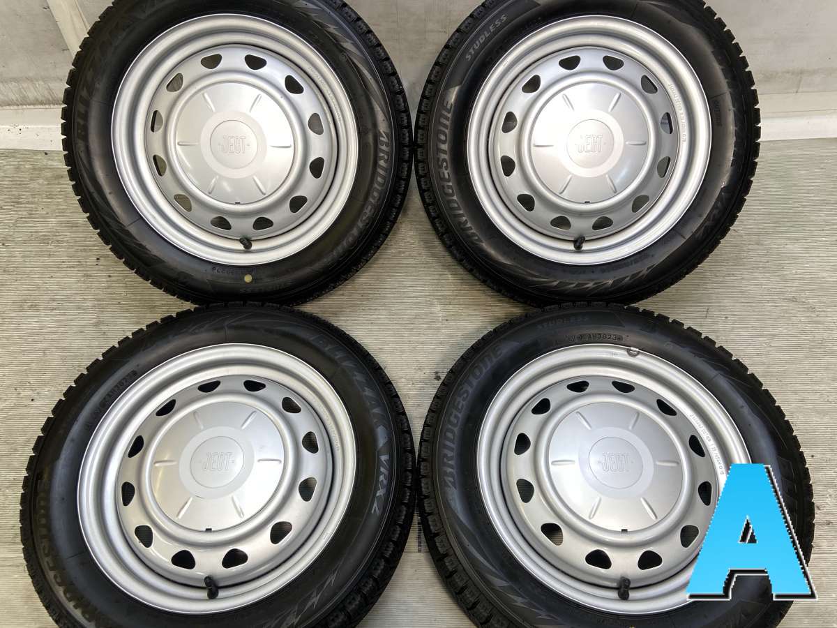 樂天商城 - 155/65R14 ブリヂストン ブリザック VRX2 　 JECT MN 14x4.5 45 100/114.3-4穴 中古タイヤ スタッドレスタイヤ ホイールセット 4本セット