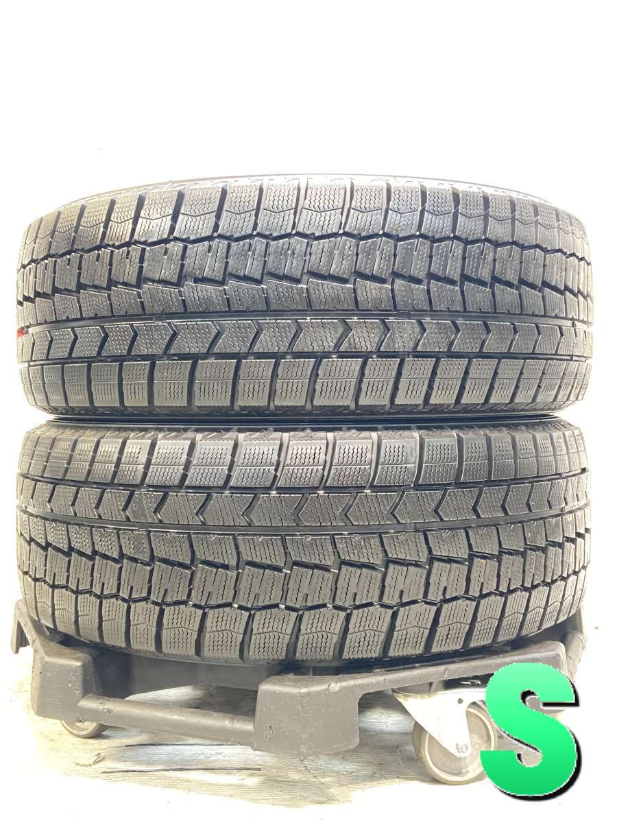 Rakuten - 205/55R16 ダンロップ ウィンターマックス WM02 中古タイヤ スタッドレスタイヤ 2本セット