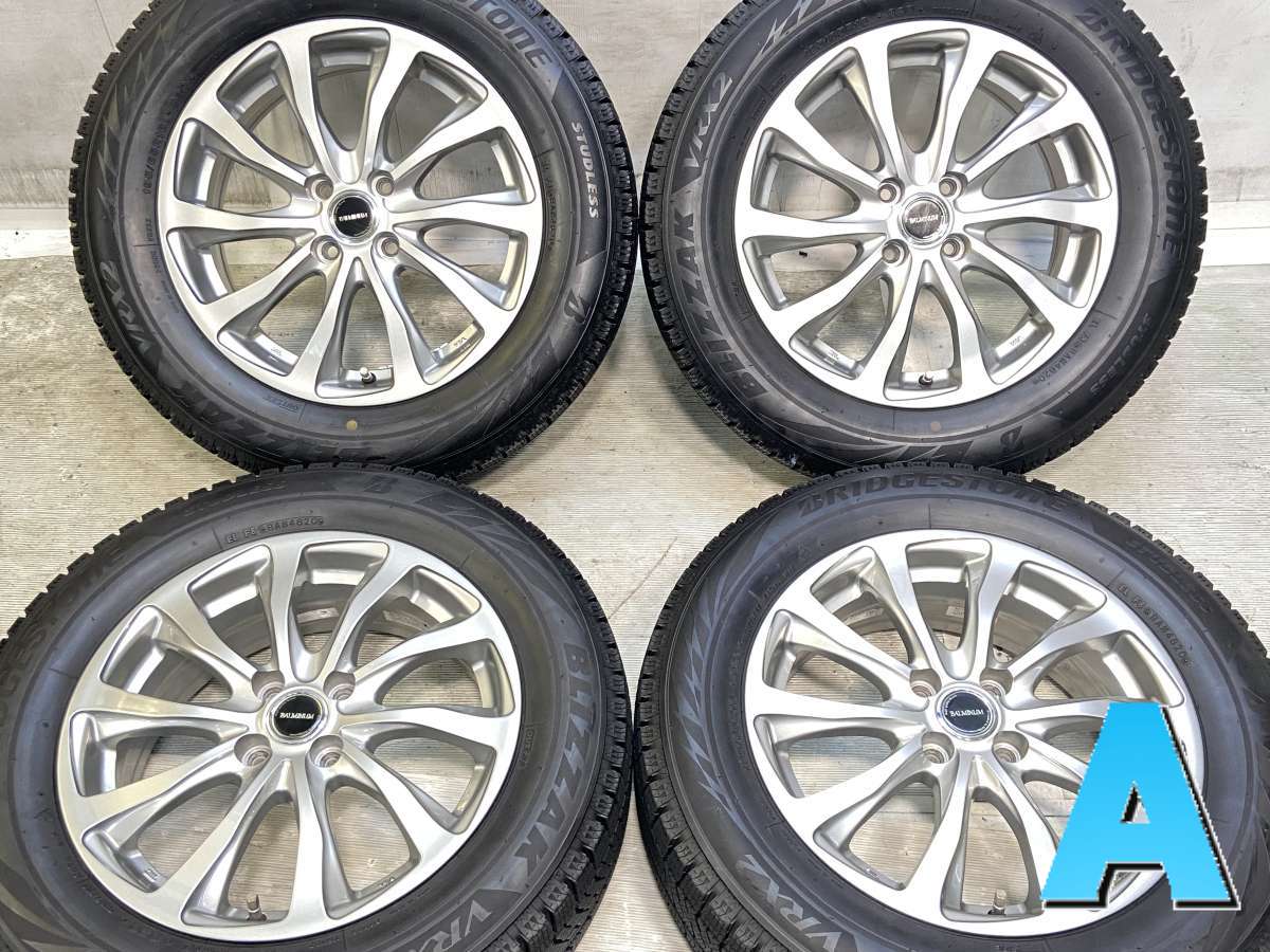 樂天商城 - 195/65R16 ブリヂストン ブリザック VRX2 　 BALMINUM 16x6.0 40 100-4穴 中古タイヤ スタッドレスタイヤ ホイールセット 4本セット