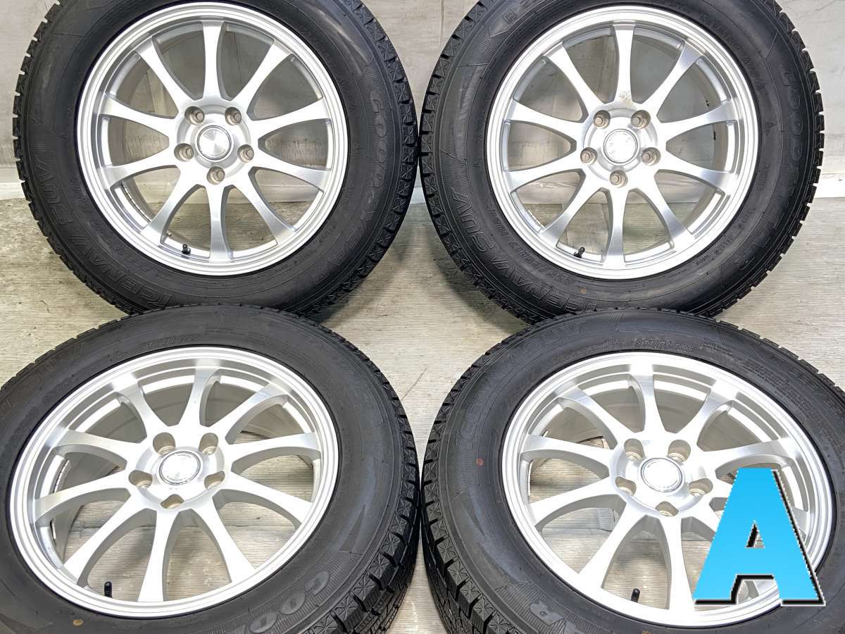 Rakuten - 225/65R17 グッドイヤー アイスナビ SUV 　 Stranger 17x7.0 48 114.3-5穴 中古タイヤ スタッドレスタイヤ ホイールセット 4本セット