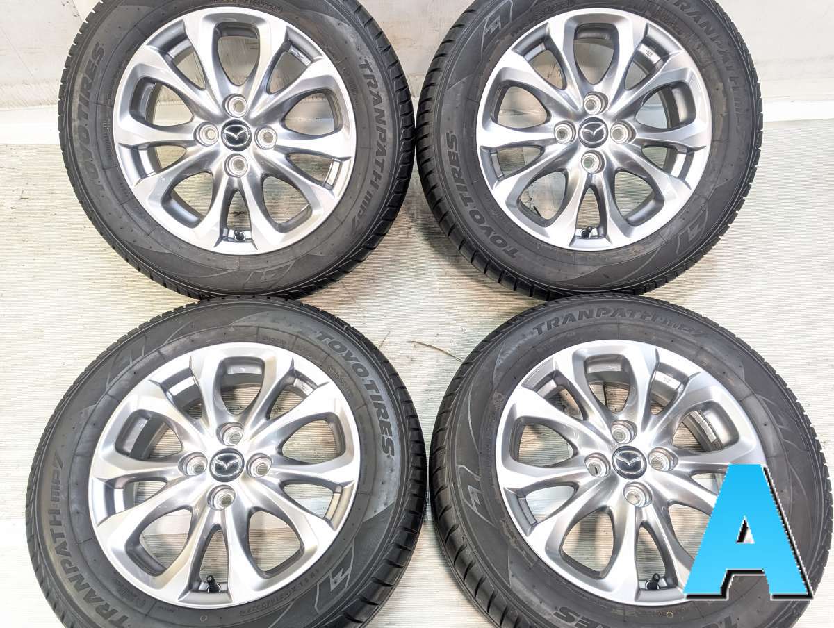 樂天商城 - 185/65R15 トーヨータイヤ トランパス mp7 マツダ純正 15x5.5 40 100-4穴 中古タイヤ サマータイヤ ホイールセット 4本セット