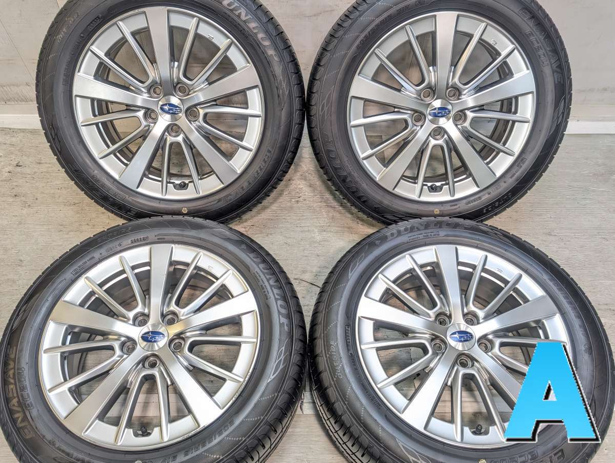 樂天商城 - 205/55R16 ダンロップ エナセーブ EC204 スバル純正 16x6.5 55 100-5穴 中古タイヤ サマータイヤ ホイールセット 4本セット