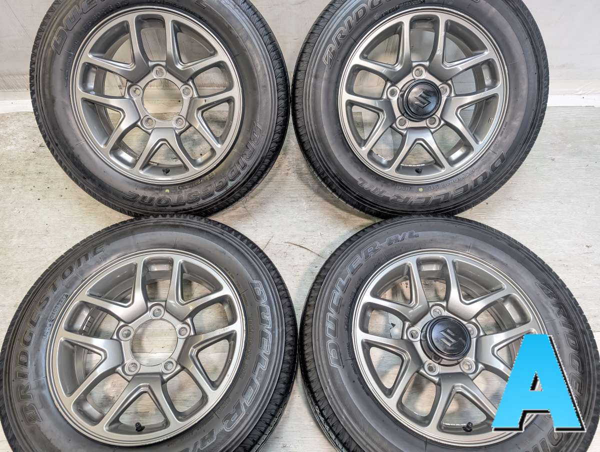 樂天商城 - 175/80R16 ブリヂストン デューラー H/L 850 スズキ純正 16x5.5 22 139.7-5穴 中古タイヤ サマータイヤ ホイールセット 4本セット