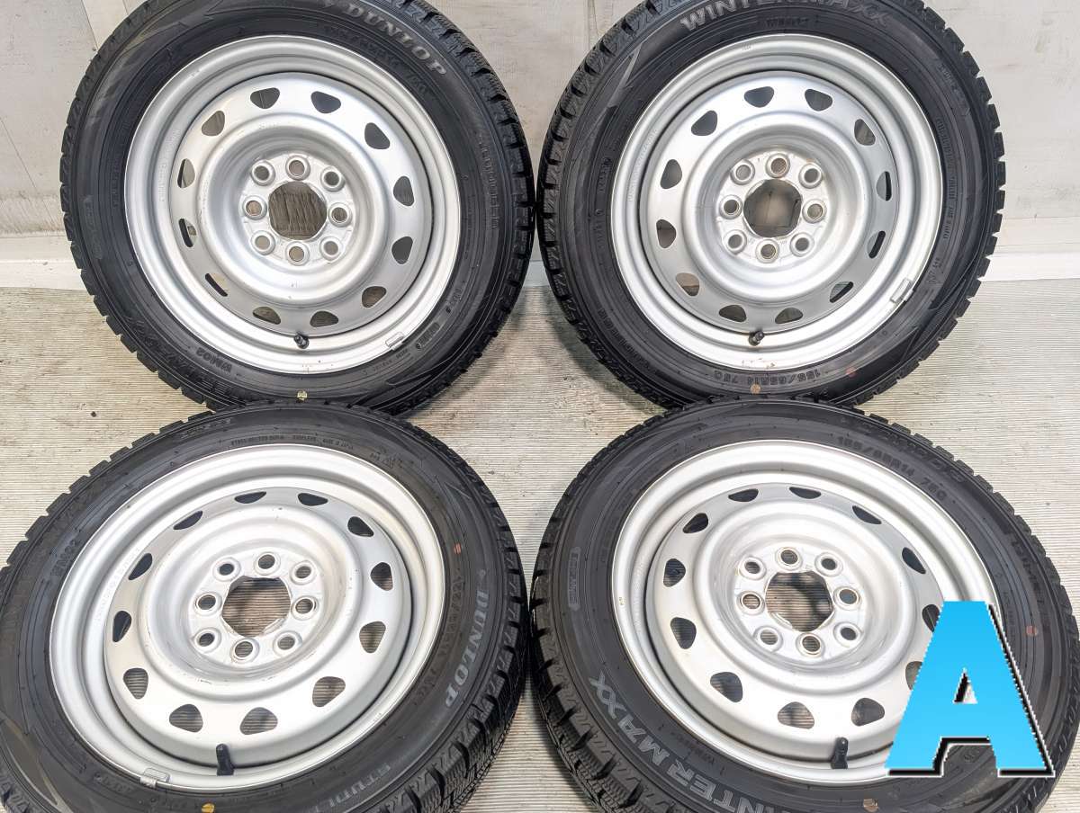 樂天商城 - 155/65R14 ダンロップ ウィンターマックス WM02 　 キャロウィン　MN 14x4.5 45 100/114.3-4穴 中古タイヤ スタッドレスタイヤ ホイールセット 4本セット