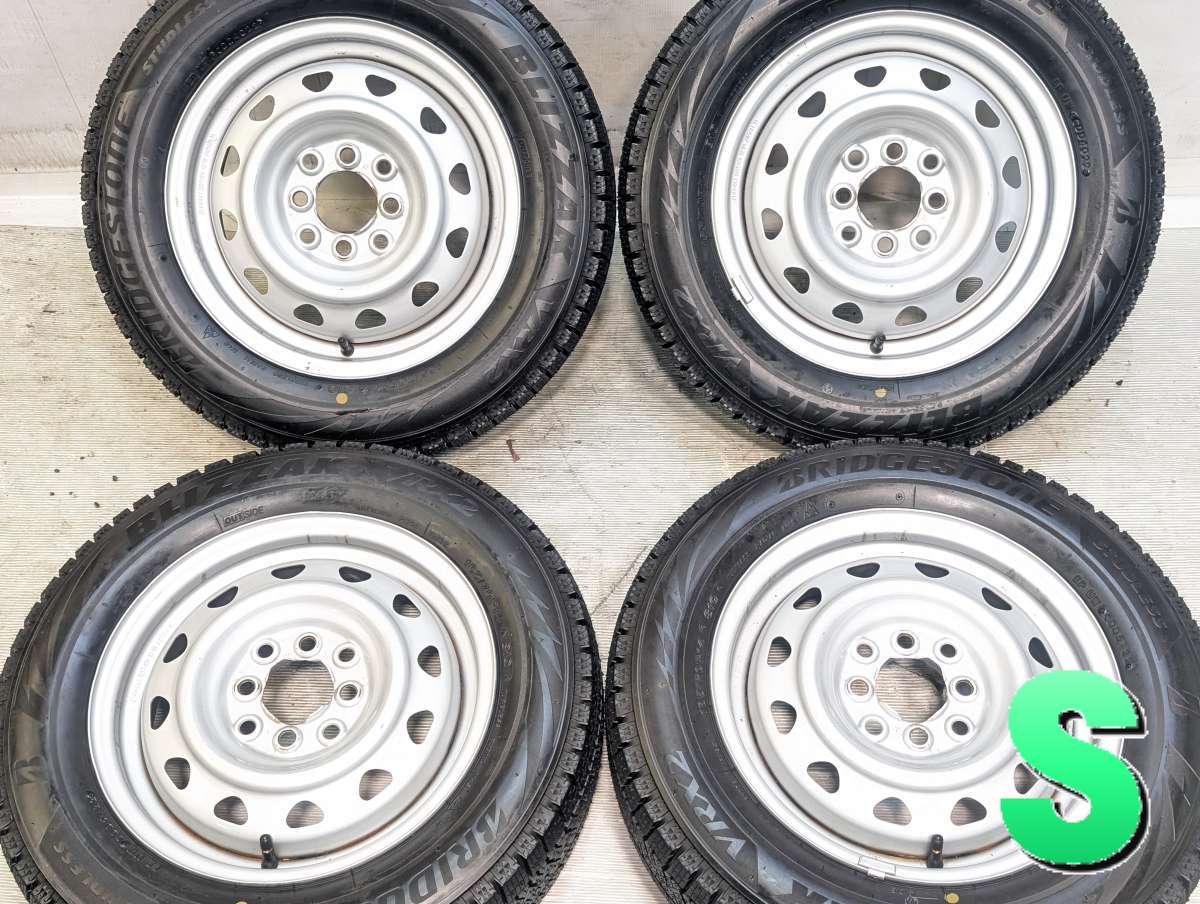 樂天商城 - 165/70R14 ブリヂストン ブリザック VRX2 　 MN 14x4.5 100/114.3-4穴 中古タイヤ スタッドレスタイヤ ホイールセット 4本セット