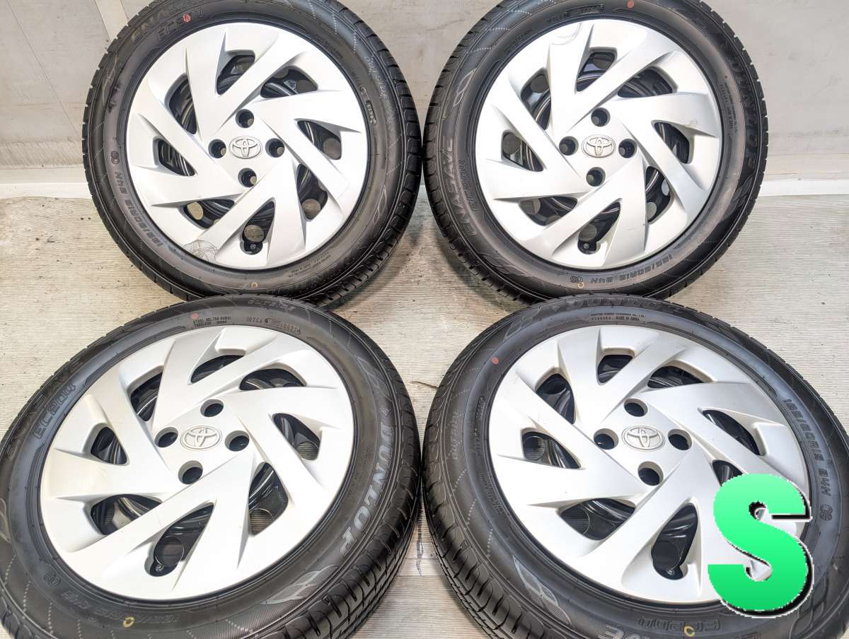 樂天商城 - 185/60R15 ダンロップ エナセーブ EC204 トヨタ純正 G4 15x5.5 45 100-4穴 中古タイヤ サマータイヤ ホイールセット 4本セット