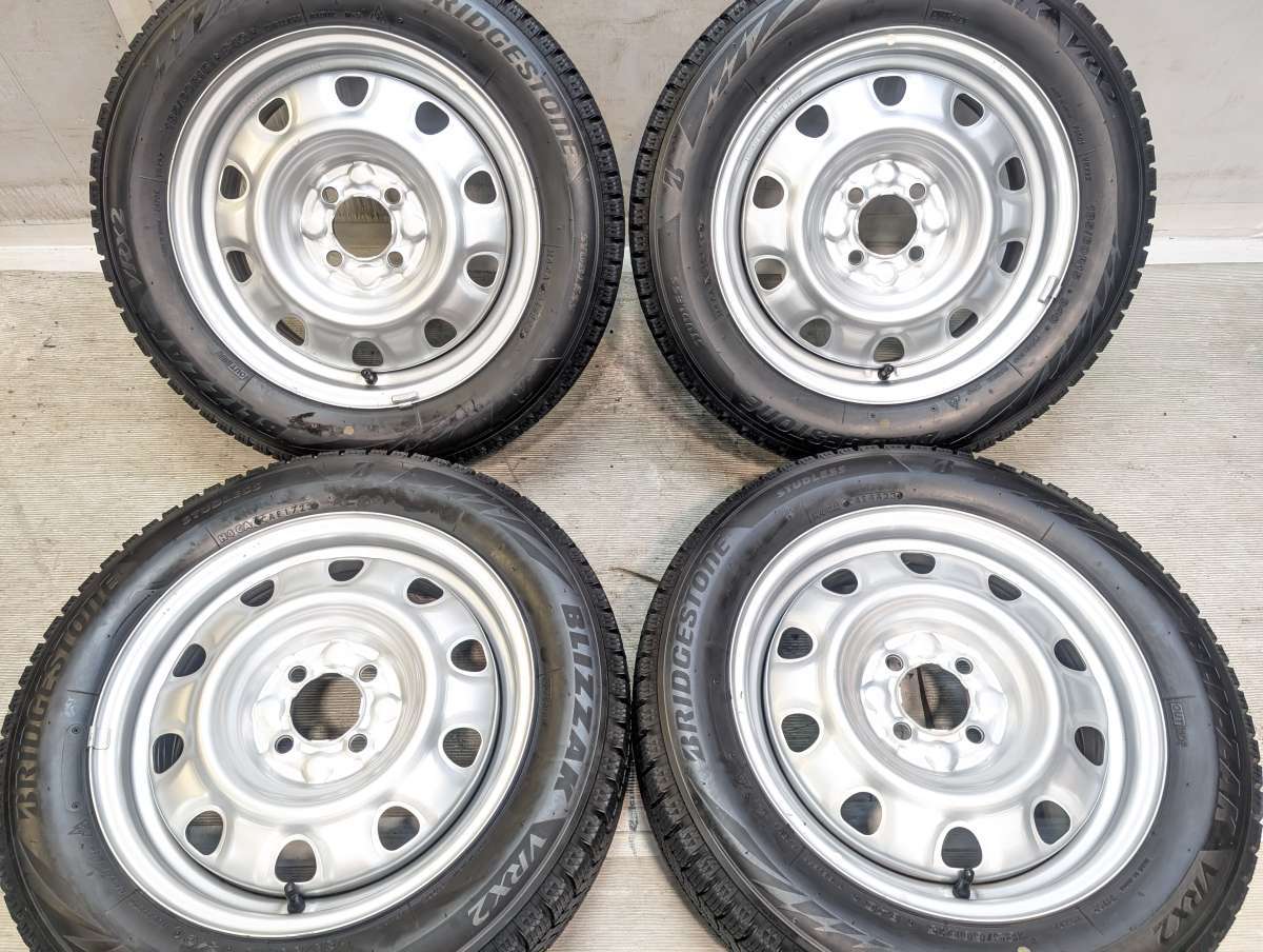 樂天商城 - 185/60R15 ブリヂストン ブリザック VRX2 　 TOPY M60 15x5.5 100-4穴 中古タイヤ スタッドレスタイヤ ホイールセット 4本セット