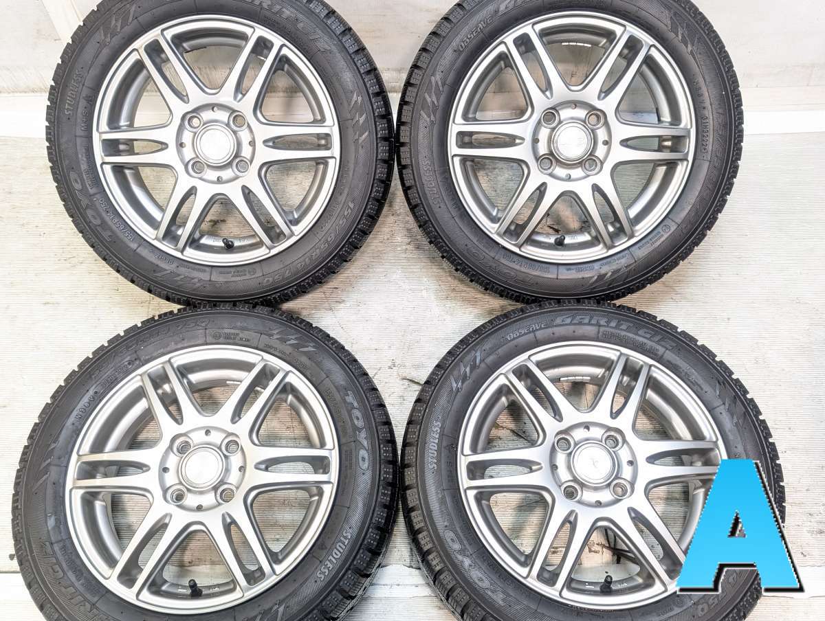 楽天市場】155/65r14 スタッドレス ホイールセット中古の通販