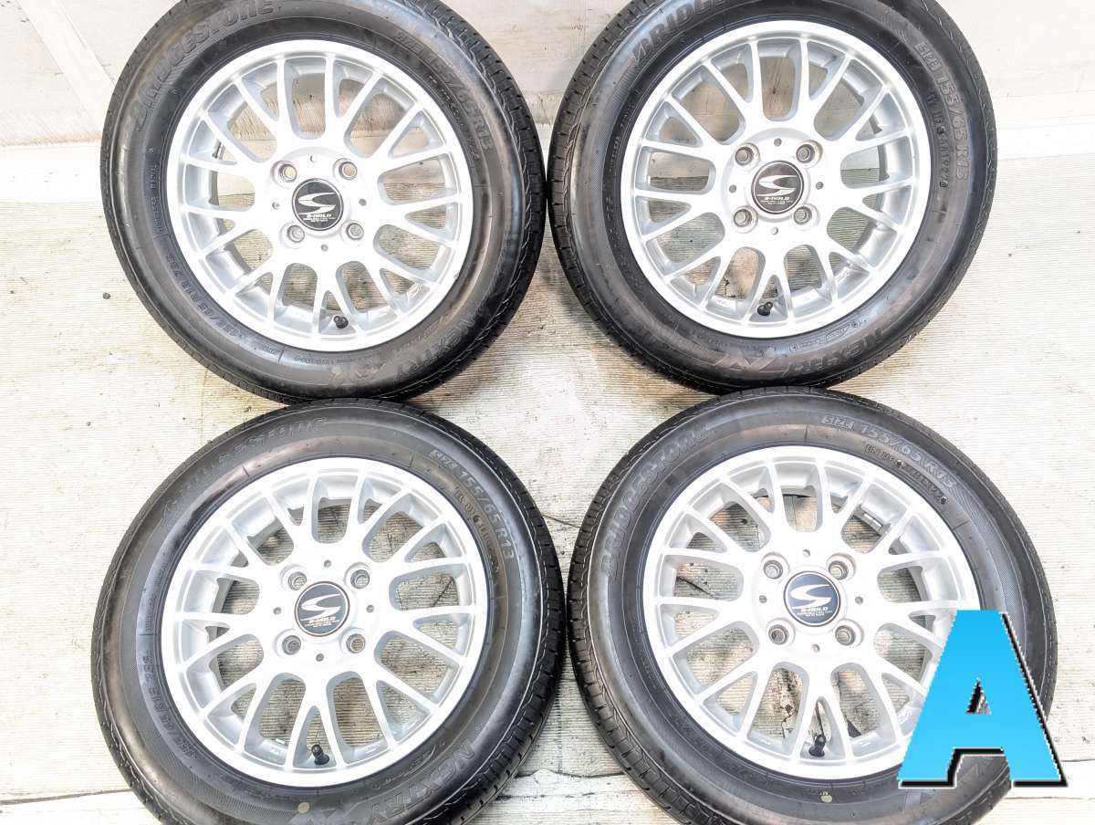 楽天市場】155 65r13 ホイール セット 中古（サマータイヤ・ホイール