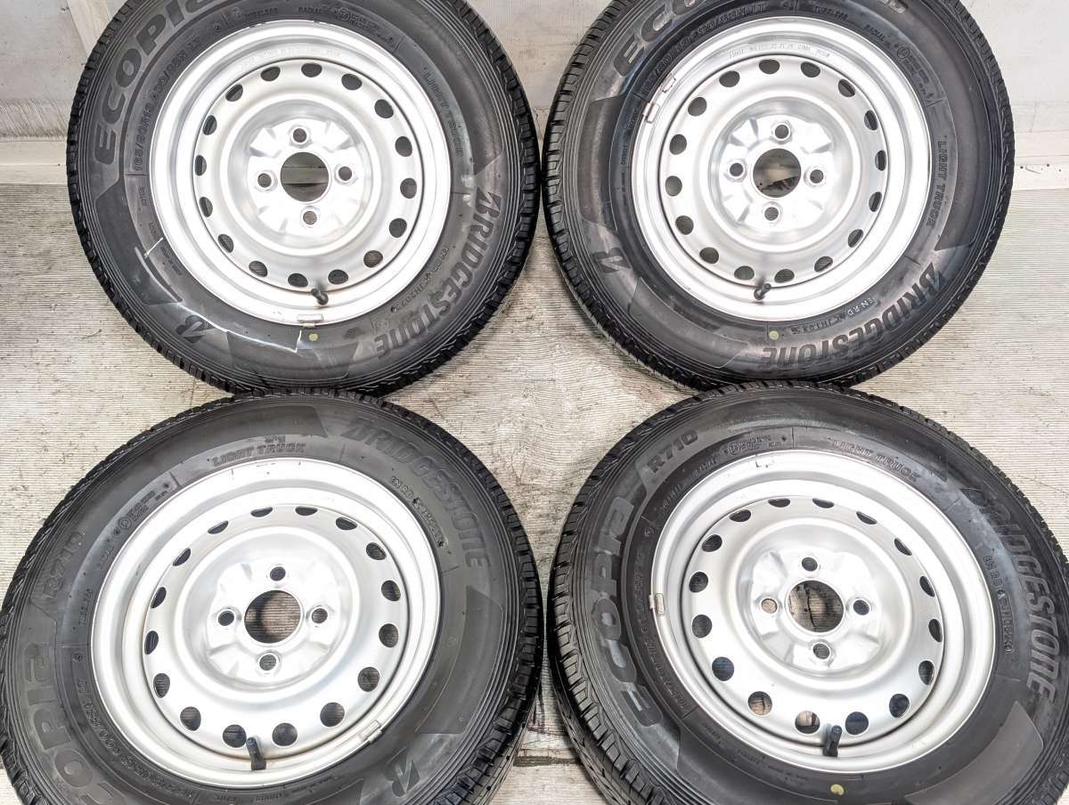165/80R13夏タイヤ4本セットブリヂストン 引き取り限定 楽天市場】165／80R13（タイヤ・ホイールセット｜タイヤ・ホイール