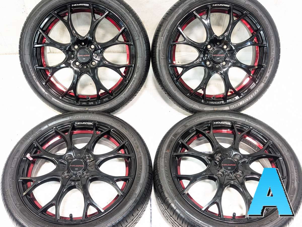 ①165/50R16 中古のタイヤホイール2本 ②165/50R16 中古のタイヤホイール2本 ②165/50R16 中古のタイヤ
