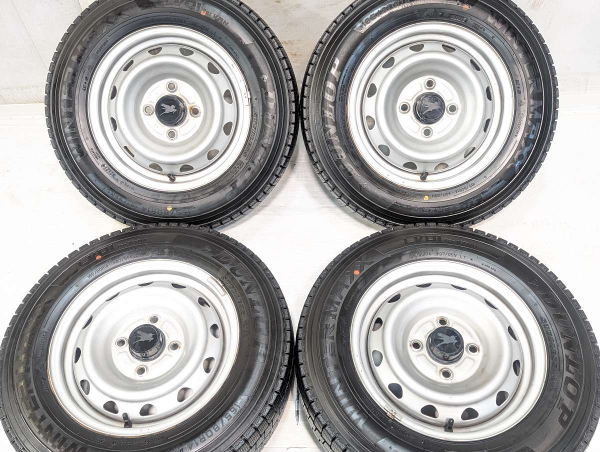 楽天市場】165／80R14 中古 スタッドレス 本セットの通販