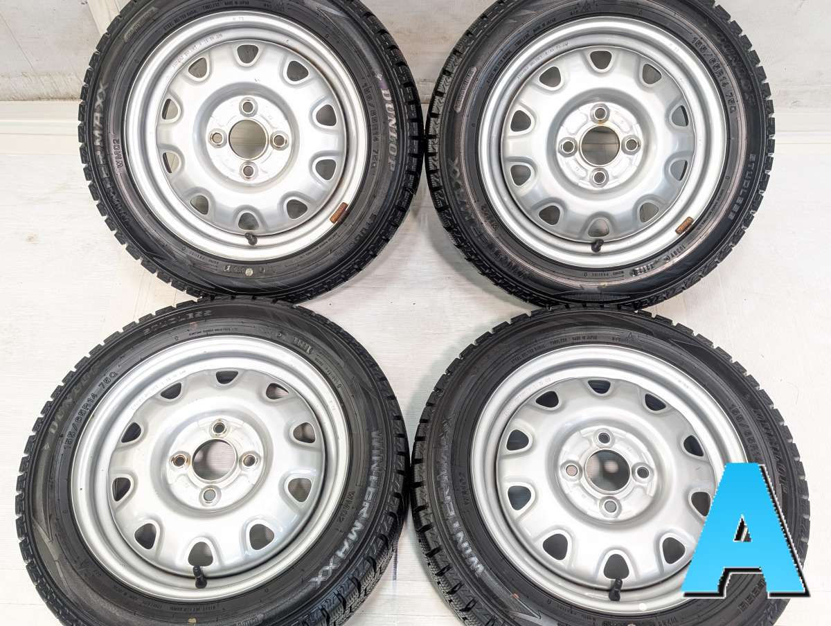 楽天市場】中古スタッドレスタイヤホイール4本セット 155/65/r14の通販