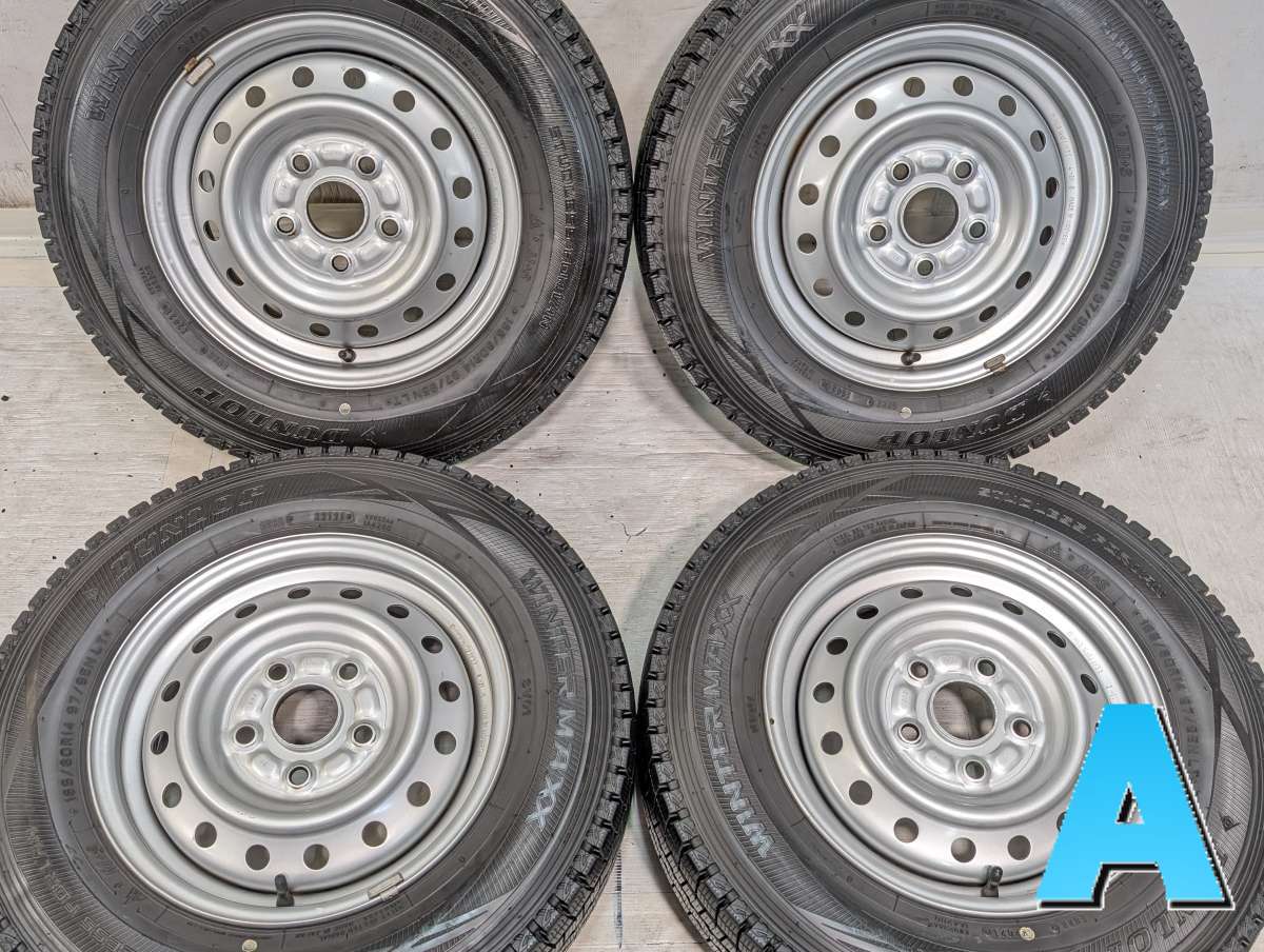 中古スタッドレスタイヤ 165/80r14 91/90 中古スタッドレスタイヤ 165