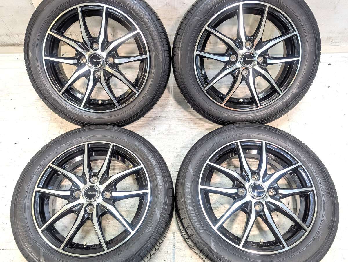 楽天市場】中古 タイヤホイールセット155-65r-14（車用品・バイク用品